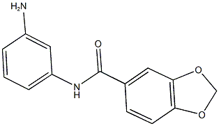 N-(3-aminophenyl)-1,3-benzodioxole-5-carboxamide Structure