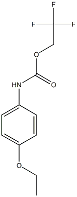 2,2,2-trifluoroethyl 4-ethoxyphenylcarbamate|