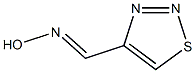 1,2,3-thiadiazole-4-carbaldehyde oxime Struktur