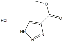 methyl 1H-1,2,3-triazole-4-carboxylate hydrochloride 结构式