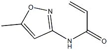 N-(5-methylisoxazol-3-yl)acrylamide 结构式