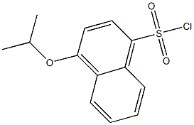 4-isopropoxynaphthalene-1-sulfonyl chloride Structure