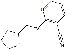 2-(tetrahydrofuran-2-ylmethoxy)nicotinonitrile Structure