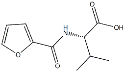 (2S)-2-(2-furoylamino)-3-methylbutanoic acid,,结构式