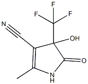 4-hydroxy-2-methyl-5-oxo-4-(trifluoromethyl)-4,5-dihydro-1H-pyrrole-3-carbonitrile|