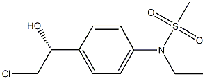 N-{4-[(1R)-2-chloro-1-hydroxyethyl]phenyl}-N-ethylmethanesulfonamide