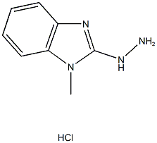 2-hydrazino-1-methyl-1H-benzimidazole hydrochloride Structure