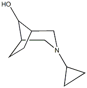 3-cyclopropyl-3-azabicyclo[3.2.1]octan-8-ol Structure