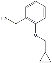 [2-(cyclopropylmethoxy)phenyl]methanamine Structure