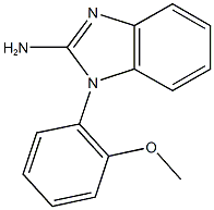 1-(2-methoxyphenyl)-1H-1,3-benzodiazol-2-amine 化学構造式