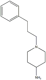 1-(3-phenylpropyl)piperidin-4-amine Struktur