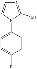 1-(4-fluorophenyl)-1H-imidazole-2-thiol Struktur