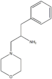 1-(morpholin-4-yl)-3-phenylpropan-2-amine Structure