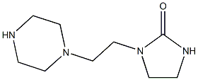 1-[2-(piperazin-1-yl)ethyl]imidazolidin-2-one Struktur