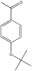 1-[4-(tert-butoxy)phenyl]ethan-1-one,,结构式