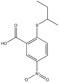 2-(butan-2-ylsulfanyl)-5-nitrobenzoic acid