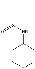 2,2-dimethyl-N-(piperidin-3-yl)propanamide,,结构式