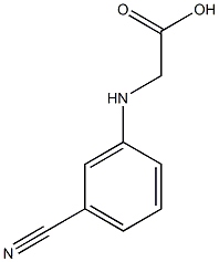 2-[(3-cyanophenyl)amino]acetic acid