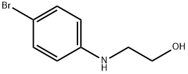 2-[(4-bromophenyl)amino]ethan-1-ol 化学構造式