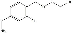 2-{[4-(aminomethyl)-2-fluorophenyl]methoxy}ethan-1-ol