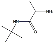 2-amino-N-(tert-butyl)propanamide 化学構造式