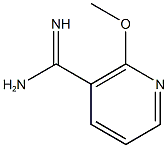2-methoxypyridine-3-carboximidamide Structure