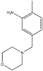 2-methyl-5-(morpholin-4-ylmethyl)aniline 化学構造式