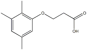 3-(2,3,5-trimethylphenoxy)propanoic acid Structure