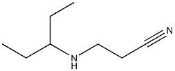 3-(pentan-3-ylamino)propanenitrile