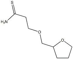 3-(tetrahydrofuran-2-ylmethoxy)propanethioamide 结构式