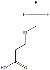 3-[(2,2,2-trifluoroethyl)amino]propanoic acid Struktur