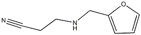 3-[(furan-2-ylmethyl)amino]propanenitrile Structure