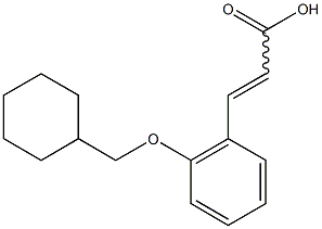 3-[2-(cyclohexylmethoxy)phenyl]prop-2-enoic acid