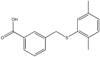 3-{[(2,5-dimethylphenyl)sulfanyl]methyl}benzoic acid