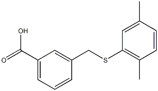  3-{[(2,5-dimethylphenyl)sulfanyl]methyl}benzoic acid