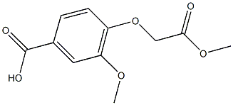  3-methoxy-4-(2-methoxy-2-oxoethoxy)benzoic acid