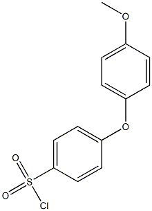 4-(4-methoxyphenoxy)benzene-1-sulfonyl chloride Structure