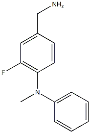 4-(aminomethyl)-2-fluoro-N-methyl-N-phenylaniline Structure