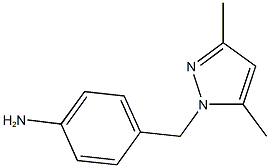 4-[(3,5-dimethyl-1H-pyrazol-1-yl)methyl]aniline Structure