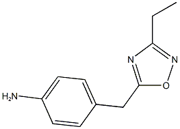 4-[(3-ethyl-1,2,4-oxadiazol-5-yl)methyl]aniline Structure