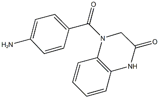 4-[(4-aminophenyl)carbonyl]-1,2,3,4-tetrahydroquinoxalin-2-one