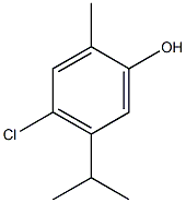 4-chloro-2-methyl-5-(propan-2-yl)phenol Struktur