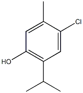 4-chloro-5-methyl-2-(propan-2-yl)phenol Structure