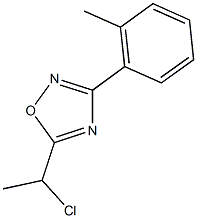 5-(1-chloroethyl)-3-(2-methylphenyl)-1,2,4-oxadiazole