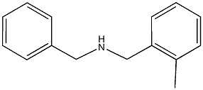 benzyl[(2-methylphenyl)methyl]amine Structure