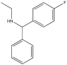 ethyl[(4-fluorophenyl)(phenyl)methyl]amine Struktur