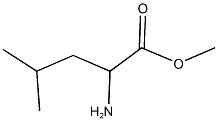 methyl 2-amino-4-methylpentanoate,,结构式