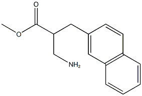 methyl 3-amino-2-(naphthalen-2-ylmethyl)propanoate Structure