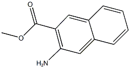 methyl 3-aminonaphthalene-2-carboxylate,,结构式