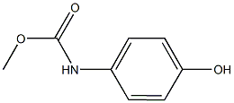 methyl N-(4-hydroxyphenyl)carbamate Structure